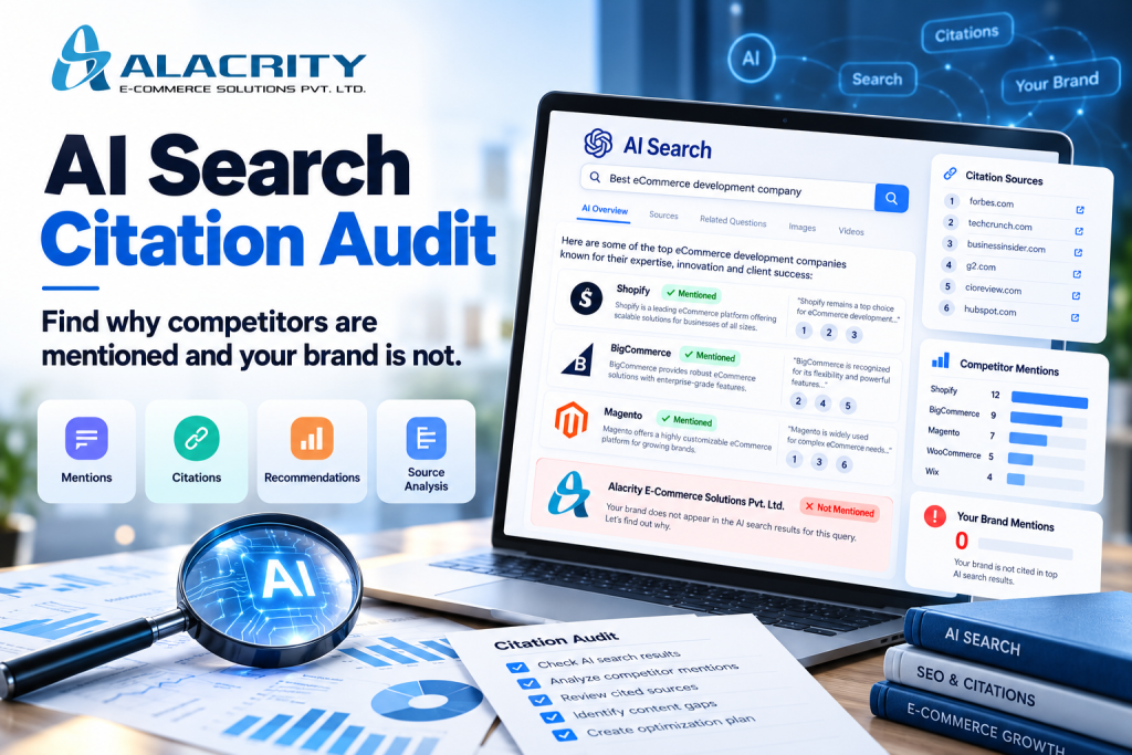 AI search citation audit showing why competitors are mentioned and your brand is not