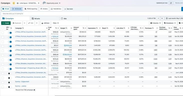 Meta Ads performance dashboard - image 1